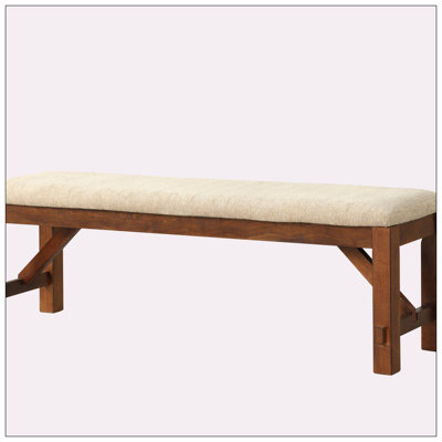 Banc rembourré en tissu Casidy