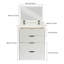 Petit meuble-lavabo avec miroir et 3 tiroirs-1628771358