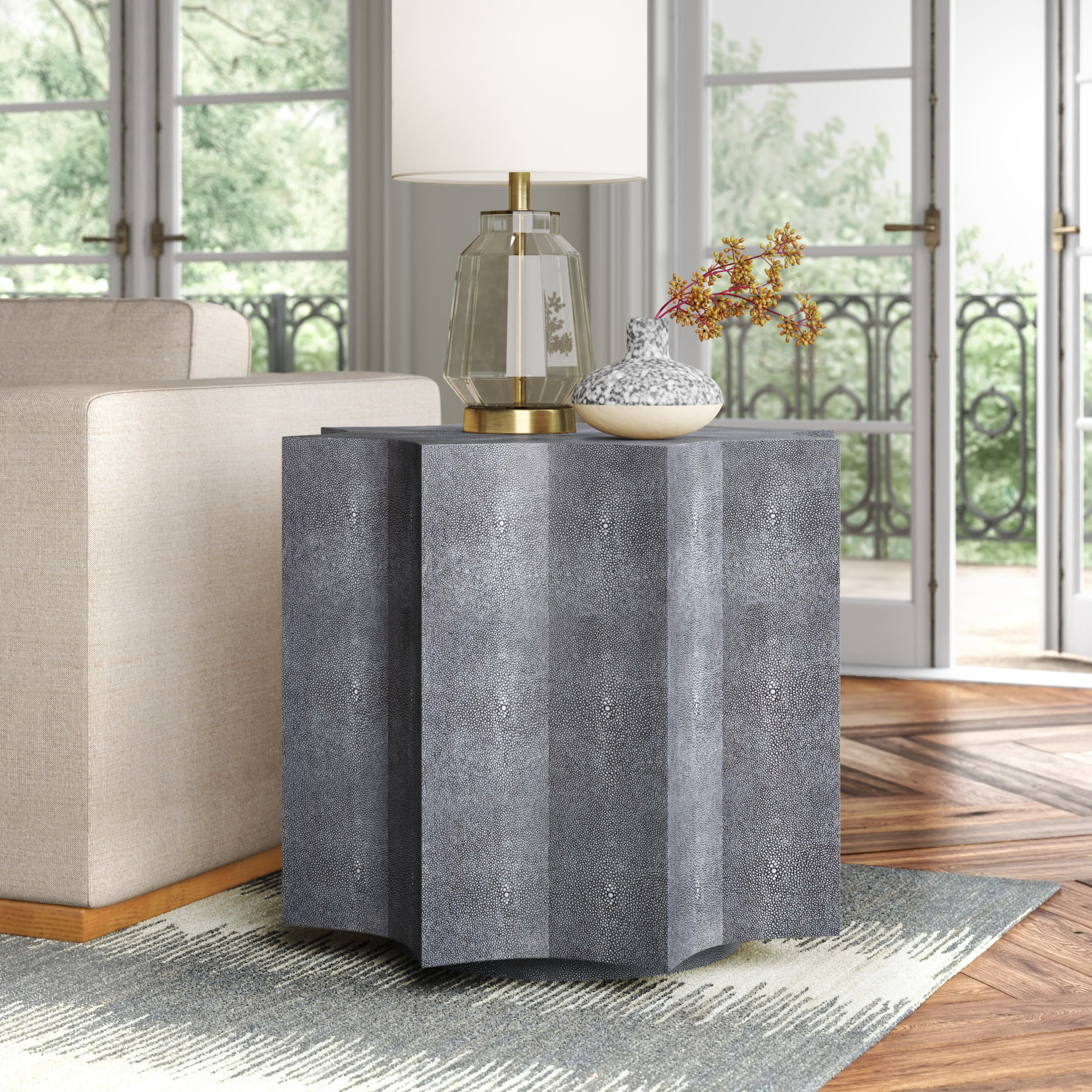 Medici End Table, Black