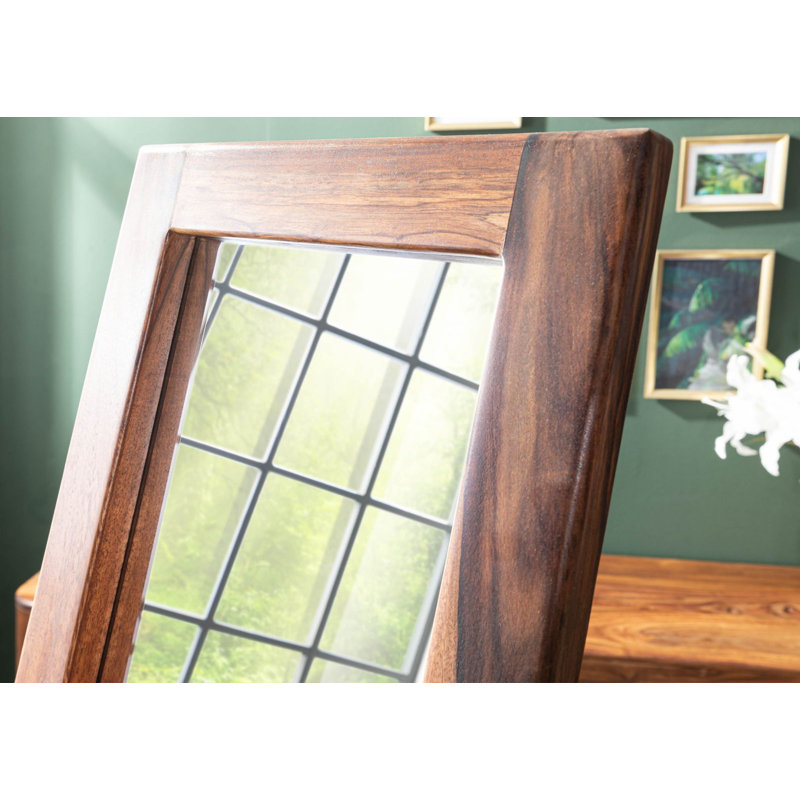 Toronto Wood Floor Mirror, Walnut