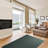 Watertown Furnish my Place Modern Indoor/Outdoor Commercial Solid Color Rug - Pet and Kids Friendly Rug, Stain Resistant, Floor Carpet for Living Room & Hallway, Wedding - Teal-1227937821