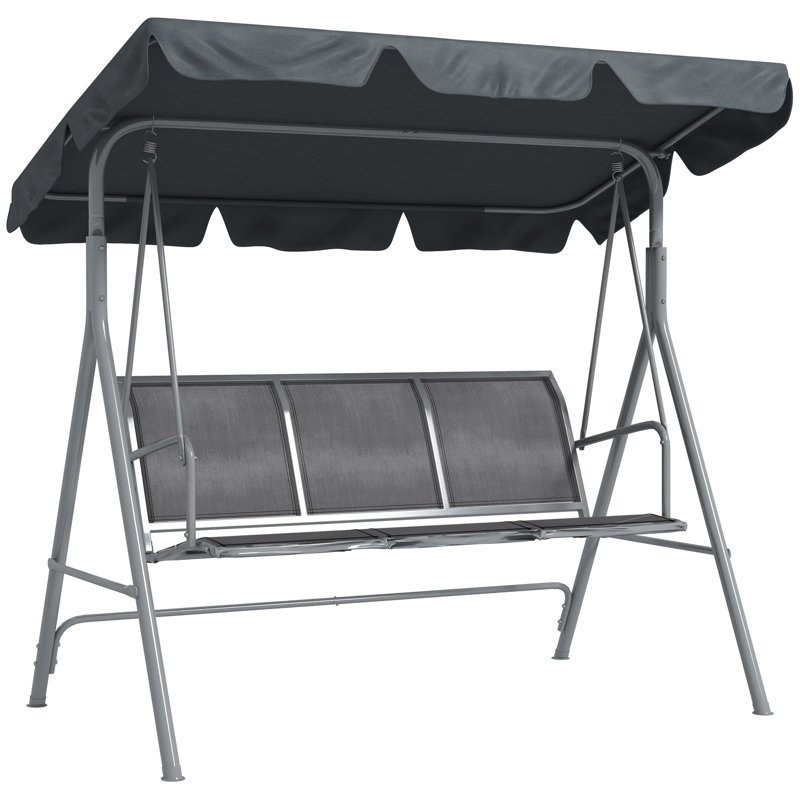 3 Person Porch Swing with Canopy