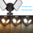 25w 3cct Dual Head Plug-in Led Security Light, Motion Sensor & Dusk To Dawn Floodlight, Bronze-118786228