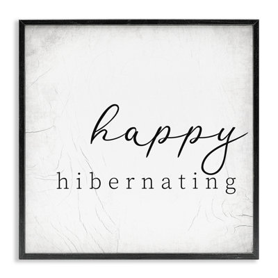 «Wintertime Happy Hibernating Rustic Forest» par Daphne Polselli - impression d'art graphique