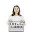 Enseigne en plastique 11 po x 17 po Life Is Better In The Garden-119524377