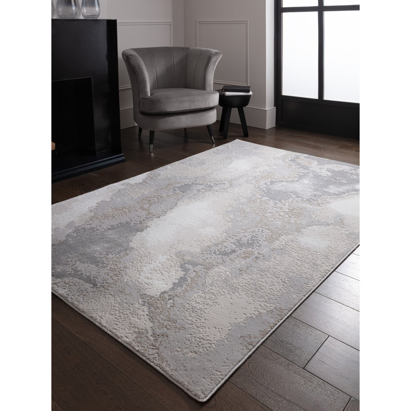 Caydren Grey/Beige/Cream Area Rug, Rectangle 200 x 290cm