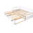 Freland Kids Daybed with Trundle with Drawers-1484171563