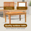 Solid Wood Coffee Table-1531947176