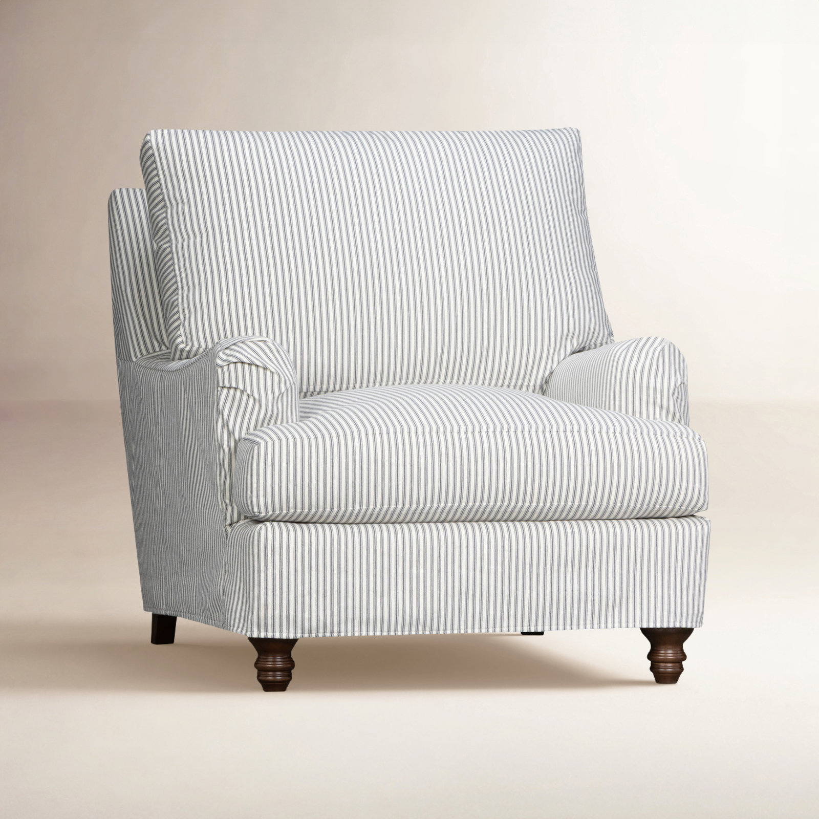 Walters Slipcovered Chair, Cruise Adrift