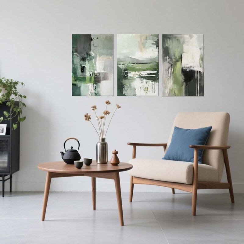 3 Piece Wrapped Canvas Set