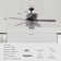 Kenzee 52'' Ceiling Fan with Light Kit