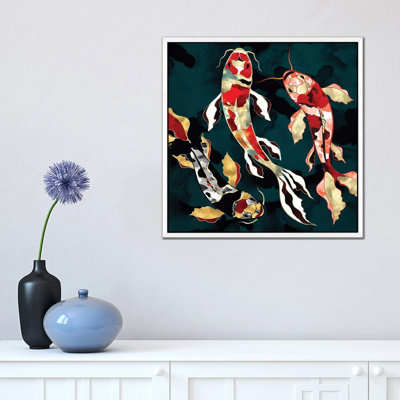 Metallic Koi - Print on Canvas