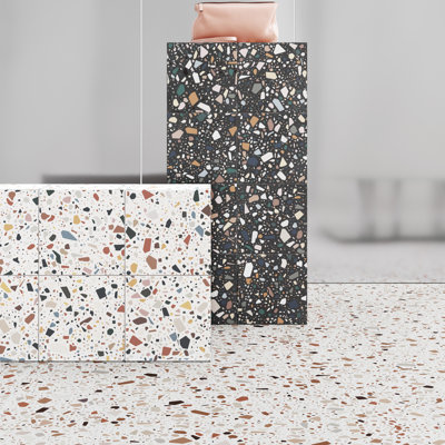 Confetti 8" x 8" Italian Terrazzo Porcelain Tile