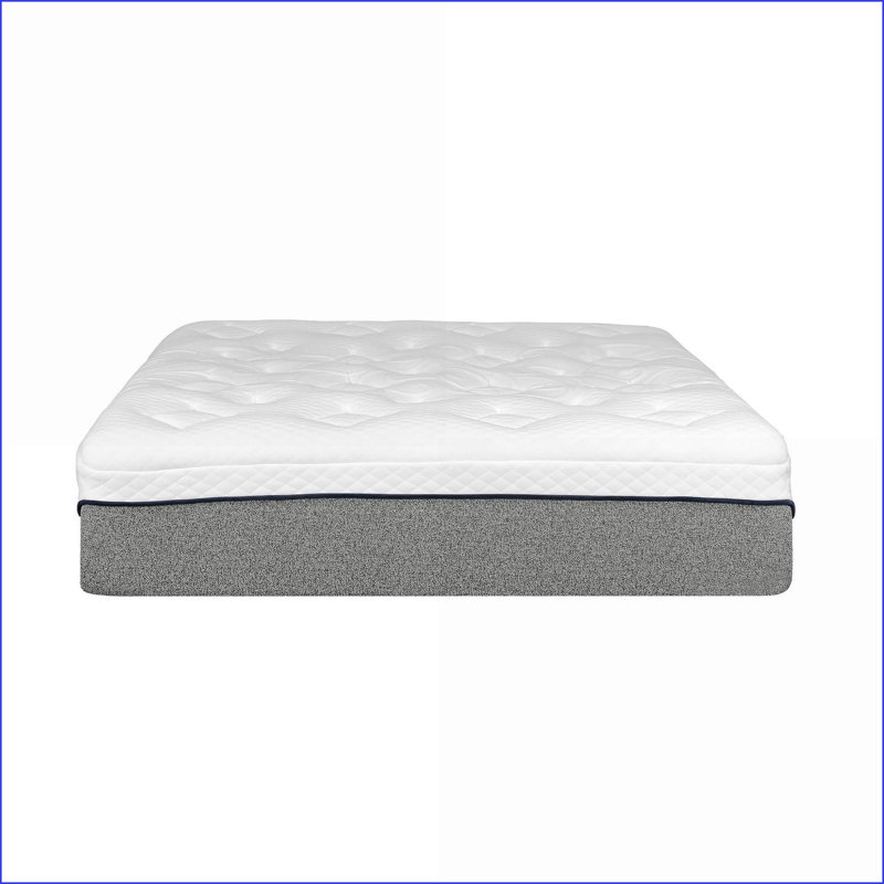 Mattresses, 13 in. Full Gel Memory Foam Mattress in a Box with Double Jacquard Cover | Polyester | Grey+White, Full