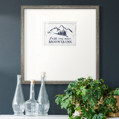«Move Mountainspremium», reproduction encadrée