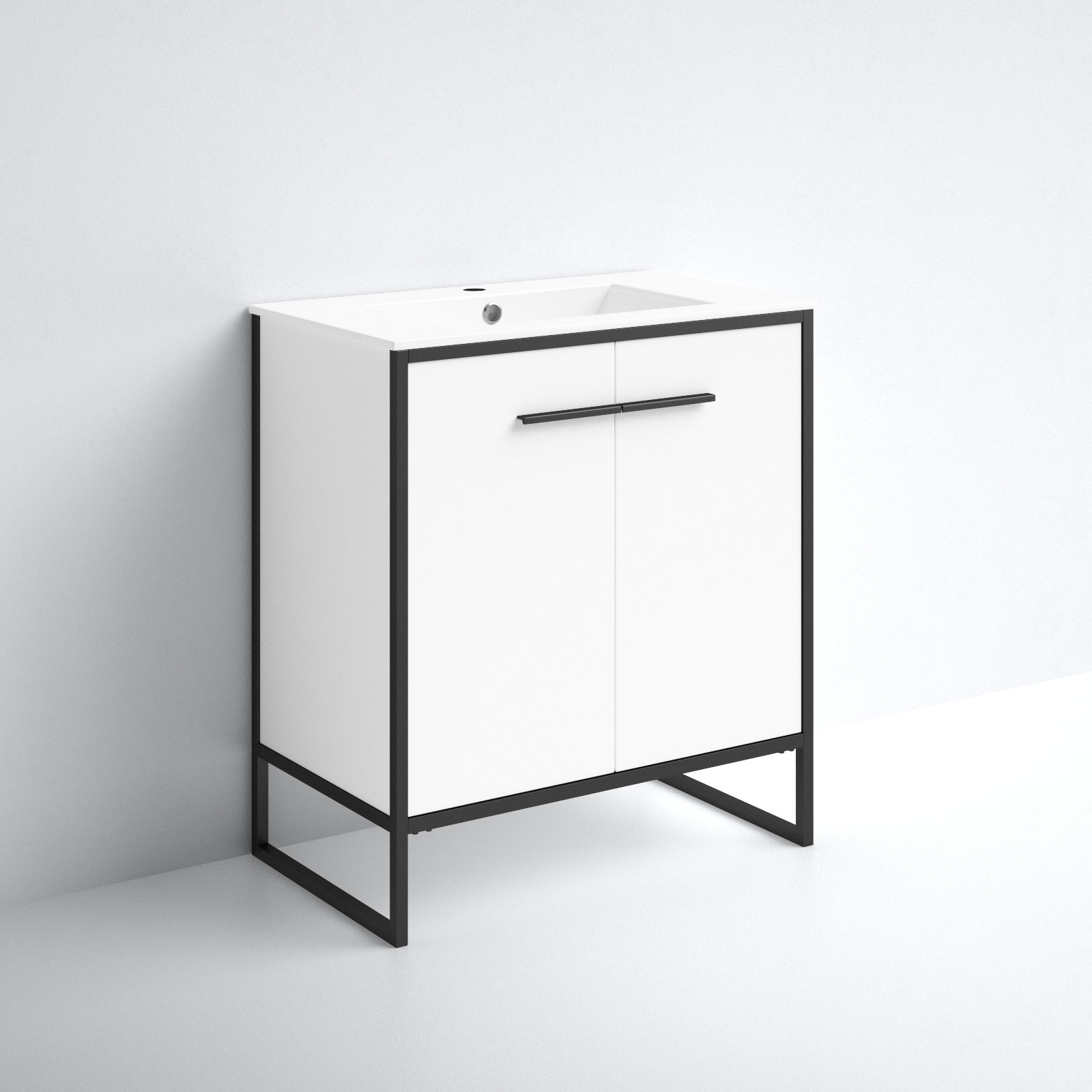 Saray 30'' Single Bathroom Vanity, White