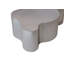 Table basse en acier inoxydable gris de luxe en forme de nuage, table de cocktail centrale à couronne irrégulière, table d'appoint en métal résistant à la rouille pour un décor de salon moderne, rétro et glamour