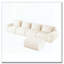 Canapé modulaire modulaire pour le salon, tissu en flanelle, très texturé, canapé 4 places surdimensionné-439953494-439953493-439953833