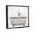 Black Floater Framed Canvas