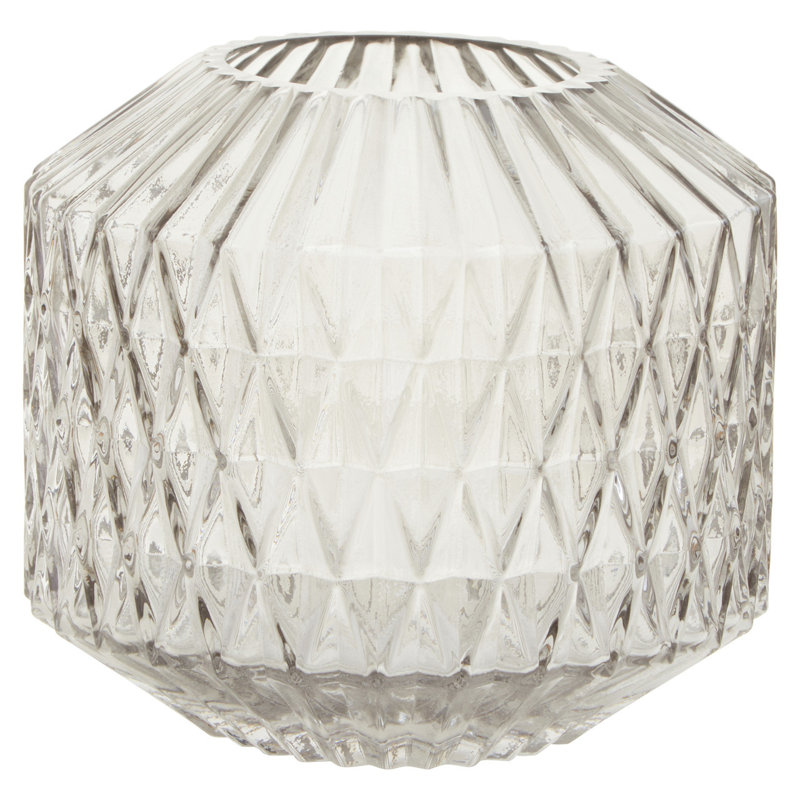 Avdyl Glass Table Vase, 16cm H x 18cm W x 18cm D