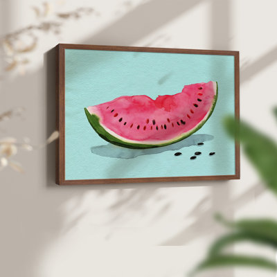 Summer Watermelon II - Reproduction encadrée - Restickable
