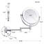 Miroir grossissant / rasant lumineux et moderne Sania-1553709722-1553709721