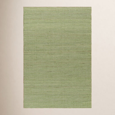 Genelda Handmade Jute / Sisal Green Rug