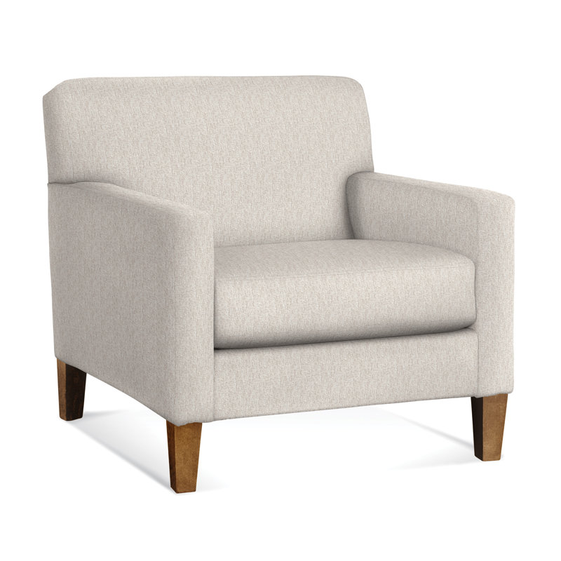 Tampa Upholstered Armchair, Havana, Snow Crypton Performance; 0884-91