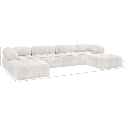 Ames 136" Upholstered Sectional