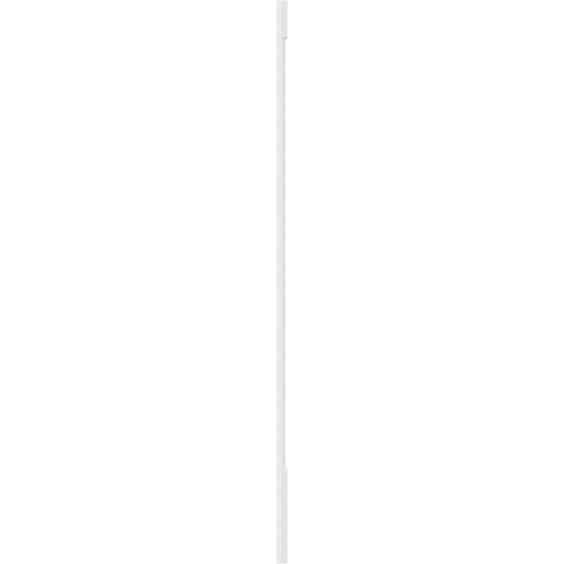 Pilâtre en PVC TruCraft (la paire), Blanc, H 102 po x l 4 po x P 2 po