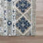 Tapis bleu / gris en laine touffeté à la main Charta-1288908645