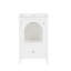 Meuble-lavabo de 20 po avec lavabo, armoire de salle de bain avec porte en verre à fermeture douce, tiroir-107087850