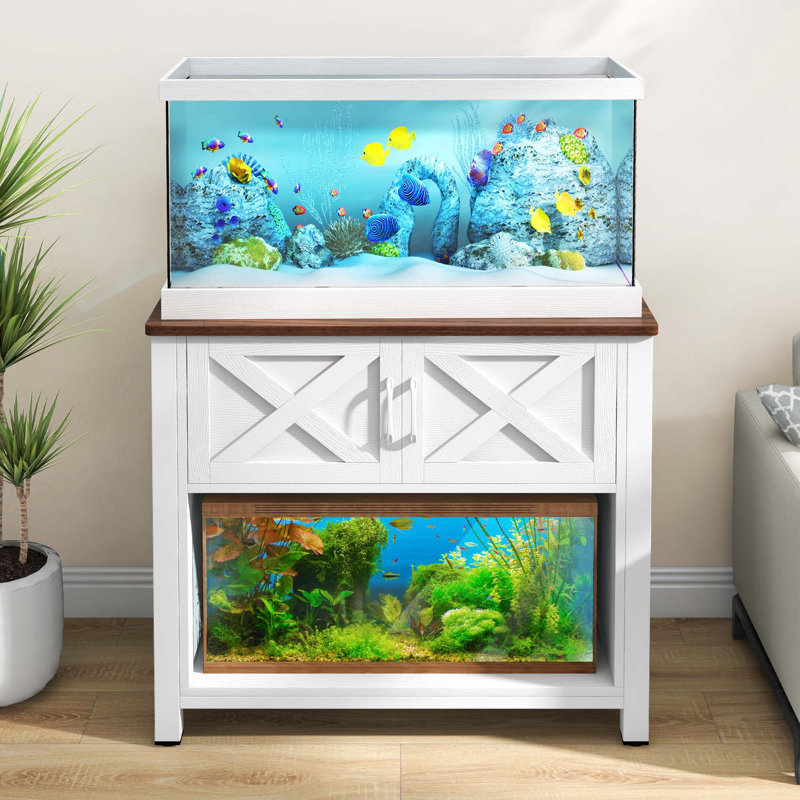 Support pour aquarium Kason, Blanc