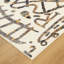 Tapis ivoire lavable à la machine Merzglyphs by Katie Merz-1495399862