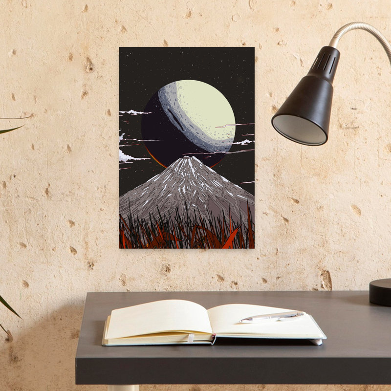Contemporary Art Abstract Minimalist Traditional Landscape Nature Wall Art 1 Piece Wrapped Canvas Wall Art