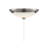 12 in. 1 - Light Frosted LED Bowl Ceiling Fan Light Kit-28786563