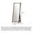 Nordic Antique Pine Frame Full-Length Mirror