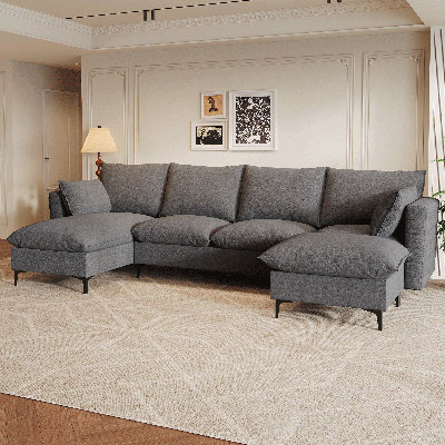 Upholstered Sectional Free Combination Sofa Set
