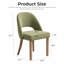 Chaise de salle à manger rembourrée Engstrom-1198779698