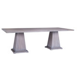Wedge Solid Oak Dining Table