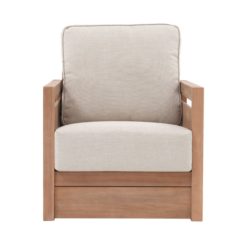 Outdoor Patio Swivel Chair With Cushions