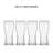 JoyJolt Callen Beer Glasses, 15.5oz