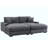 Modular Sectional Sofa, 4 Seater Oversized Sectional Sofa, With 2 Ottoman Bench And 2 Pillows, Modular Sectionals Sofa Couch For Living Room-283272553