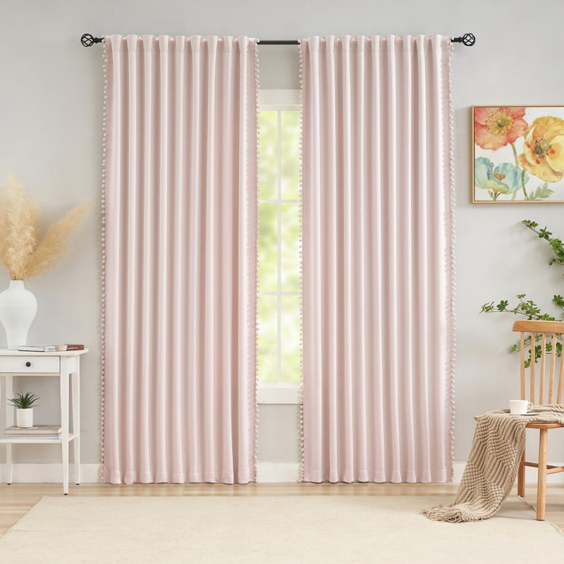 Velvet Room Darkening Curtain Panel Pair