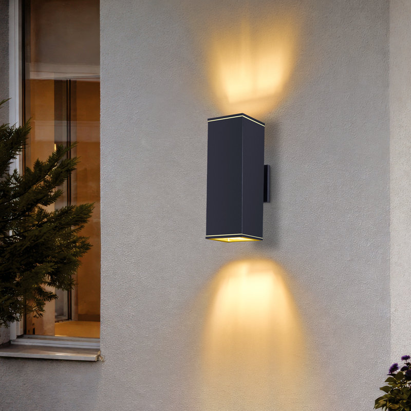 Luminaire mural d'extérieur moderne et moderne E26 noir mat, lumière de porche imperméable, applique extérieure, pour patio, garage, porte