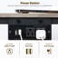 Table de bout H 23,4 po avec station de charge et 2 tiroirs en tissu non tissé-105763223