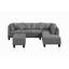 Canapé, chaise et repose-pieds rembourrés 104,5 po