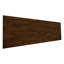 Hevea Prestained Truffle 6 ft. x 25 in. x 1.5 in. Eased Edge Butcher Block Countertop
