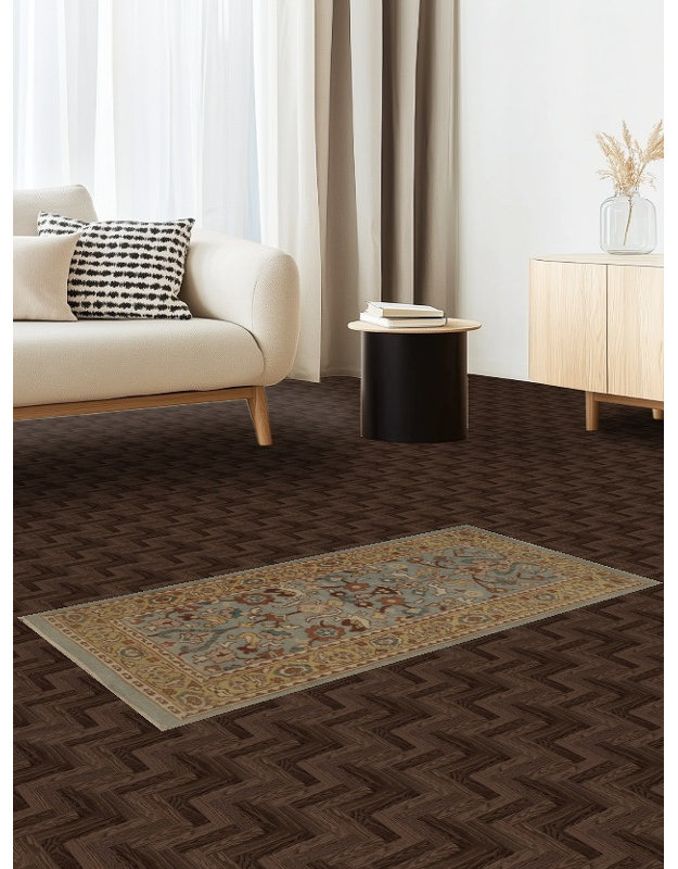 Tapis oriental classique Ziegler 2x4 avec détails et couleurs riches