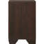 2 tables de chevet rectangulaires d'apparence foncée et sophistiquée pour les meubles de chambre à coucher, la structure et la grande table de chevet en cuivre avec tiroirs doubles polyvalents